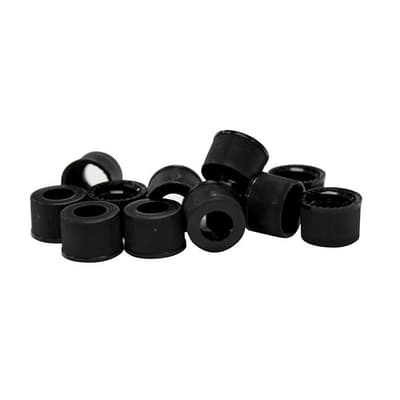 Chromatography Research Supplies 10 mm Wide Mouth Black Screw Cap (100/pk)